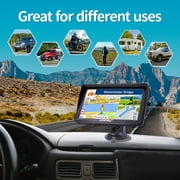 URFRU 9 inch GPS Navigation with Offline Maps for Truck, RV, Pickup and Car
