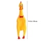 thumbnail image 2 of Juguete de pollo chillón grande, juguete de pollo chirriante de goma amarilla, novedad y mordaza de pollo de goma duradera, juguetes para perros, regalo oso de fresa Hogar, 2 of 5