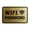 Brushed Gold, variant on Signs ByLITA Classic Framed Wifi Password Sign (Ivory/Dark Brown) - Small