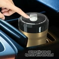 thumbnail image 4 of Automotive Ashtray with Ceramic Liner and LED Light, Flame Retardant Portable Car Ashtray, One Click Open Lid, Easy to Clean Smokeless Cup Holder Style, Stylish Car Interior Accessory, 4 of 6