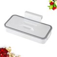 thumbnail image 3 of Door Back Garbage Bag Holder Plastic Over Cabinet Trash Bags Rack Multifunction Storage Shelf (White), 3 of 6