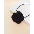 thumbnail image 3 of QQTDFG 1pc Black Rose, Datura Flower & Camellia Flower Collar Necklace Statement-default, 3 of 9