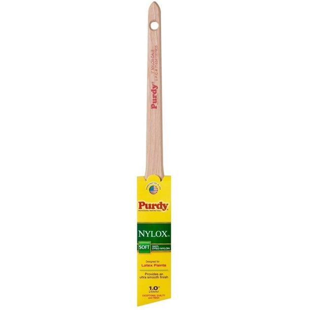 Purdy 144080210 Nylox Series Dale Angular Trim Paint Brush, 1 inch