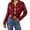 Red, variant on Arlun Plaid Flannel Long Sleeve Shirts for Women Buffalo Checkered Button down Loose Fit Blouse Tops Soft Comfy Fall Winter Stylish Outfits for Layering Dark Green XL