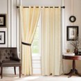 thumbnail image 3 of Dolce Mela DMC716 Window Semi-Blackout Curtain / Drape Panel, Ambassador, 3 of 3