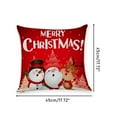 thumbnail image 3 of Christmas Pillow Covers 18×18 Inch Farmhouse Christmas Pillow Covers Christmas Pillow Cases for Sofa Couch Christmas Decorations Throw Pillow Covers, 3 of 5