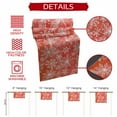 thumbnail image 6 of Christmas Snowflakes Red Watercolor Table Runner 13x70in Non-Slip Cotton Linen Table Runners, Winter White Snow Seamless Dresser Scarves TableRunner for Dinner Kitchen Dining Wedding Party, 6 of 9