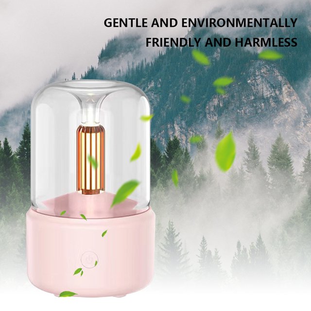 Humidificador de aire 120ml difusor de aroma humidificadores de niebla de apagado automático sin agua para el hogar