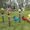thumbnail image 4 of Birds Designed Yard Metal Stakes Art Sign Decor For Home Garden Lawn Patio, 4 of 14