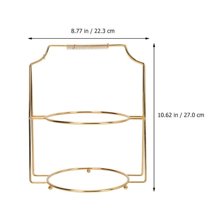 

1Pc Delicate Double Layers Cake Displaying Rack for Cake Dessert Fruit