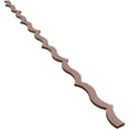 thumbnail image 6 of Ekena Millwork 47"H x 3/8"T May Adjustable Wood Decorative Slat Wall Panel Kit, Walnut (contains 43 Slats), 6 of 16