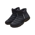 thumbnail image 5 of Gomelly Mens Fashion Snow Boots Zipper Winter Shoes Anti-Slip Ankle Booties Waterproof Boots for Men, 5 of 5