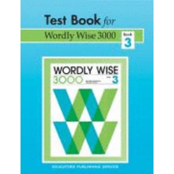 Pre-Owned Test Book for Wordly Wise 3000: Book 3 (Paperback) 0838881335 9780838881330