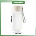 thumbnail image 3 of MOPOOR Small High-Temperature Wide Mouth Drink Bottle,Portable Water Bottle with Lanyard Plastic Reusable Drinking Cup Leakproof Travel Water Bottle for Gym Office Home Travel Outdoor Sports, 3 of 7