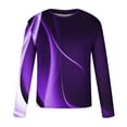 thumbnail image 5 of Big and Tall T Shirts for Men S-5X Plus Size Long Sleeve Round Neck Pullover T-Shirts Casual Basic Gradient Printed Comfort Regular Tops Tshirts, 5 of 5