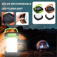 thumbnail image 1 of Solar Rechargeable LED Flashlight Power Camping Tent Light Torch Lantern Lamp, 1 of 3