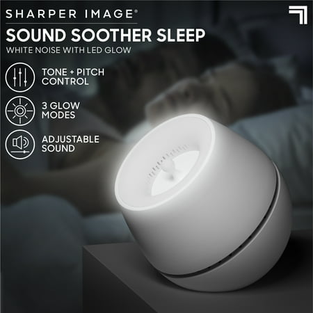 Sharper Image® Sound Soother Wind, White Noise Machine With LED Glow