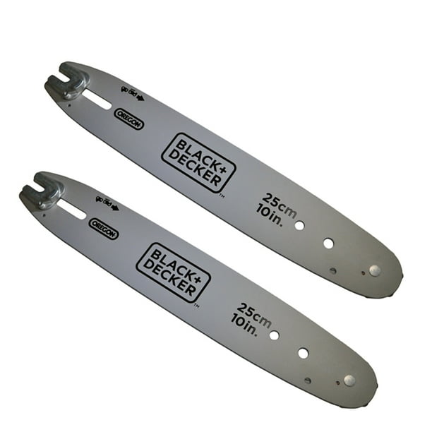 Black and Decker LCS1020 2 Pack of OEM Replacement Chainsaw Bars 906142712PK