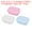 Blue White Pink, variant on Uxcell Soap Holder 3 Pack Bar Soap Dish Container Travel Soap Case Black White Blue