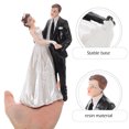 thumbnail image 3 of unbranded De Resina Pareja Para De Pastel Boda Con Detalles Exquisitos Y Romántico, 3 of 7
