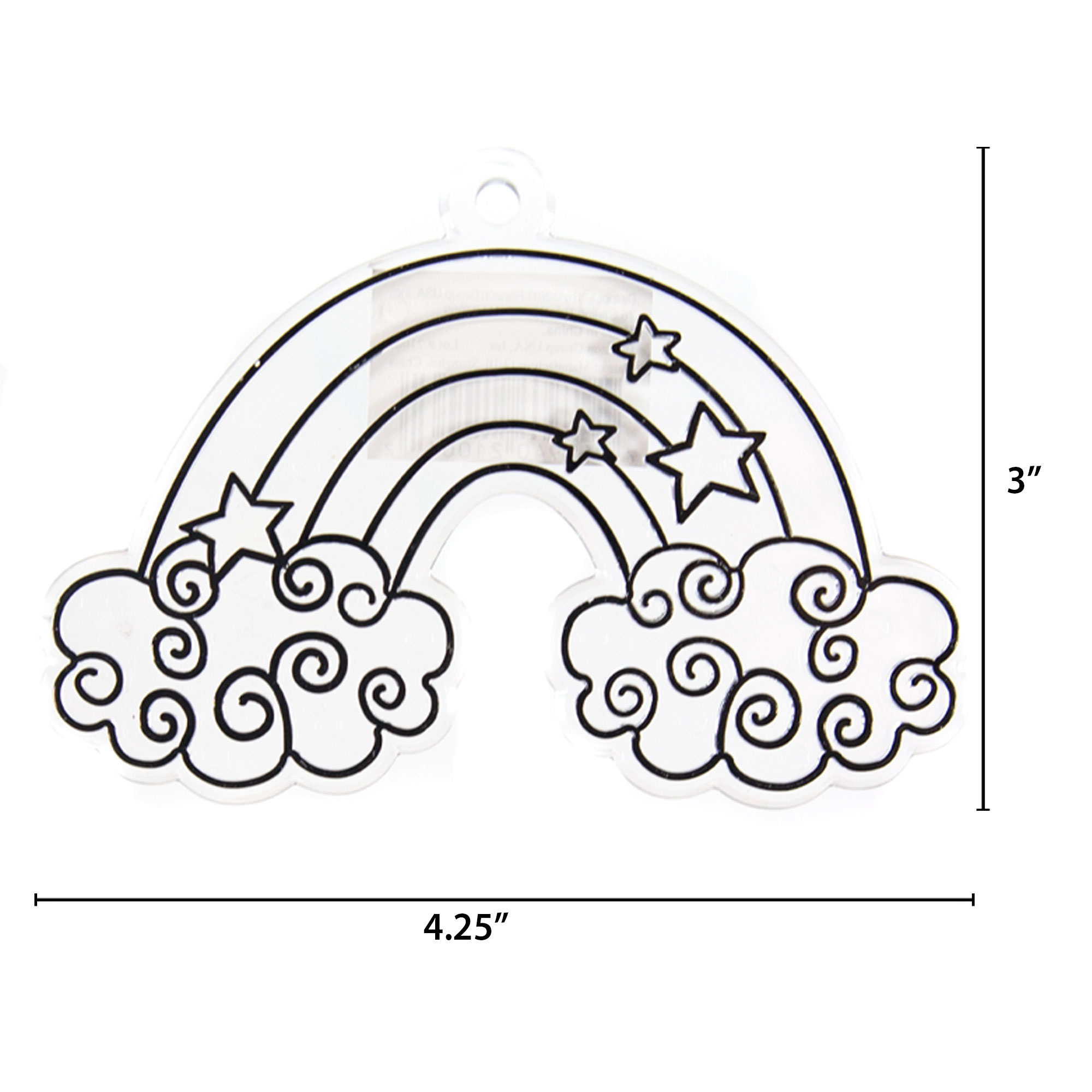 Hello Hobby Ready-to-Paint Rainbow Suncatcher
