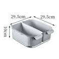 thumbnail image 3 of Washing Basket High Capacity Grid Design BPA-Free Draining Washing Tool Fruits Vegetable Drain Basket Kitchen Accessory, 3 of 12