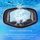 thumbnail image 5 of Yon Sub Máscara purgada de silicona de una ventana de Buceo Clásico Buceo libre Máscara de buceo para adultos de marco grande con válvula de nariz negra, 5 of 5