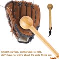 thumbnail image 3 of 1 Set Round Stick Comfortable Grip Drop-resistant Non-cracking Exercise Wood Softball Baseball Glove Mallet Ball Games, 3 of 7