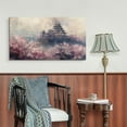 thumbnail image 2 of Japanese Landscape Painting Abstract Wall Art Himei Castle Wall Decor Framed Canvas Wall Art For Home Decoration, 2 of 7