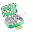 thumbnail image 1 of Boîte à Lunch en Acier Inoxydable à Trois Compartiments, Contenant Alimentaire Isolé pour Repas Chauds Ou Froids, Durable et Étanche, 1 of 6