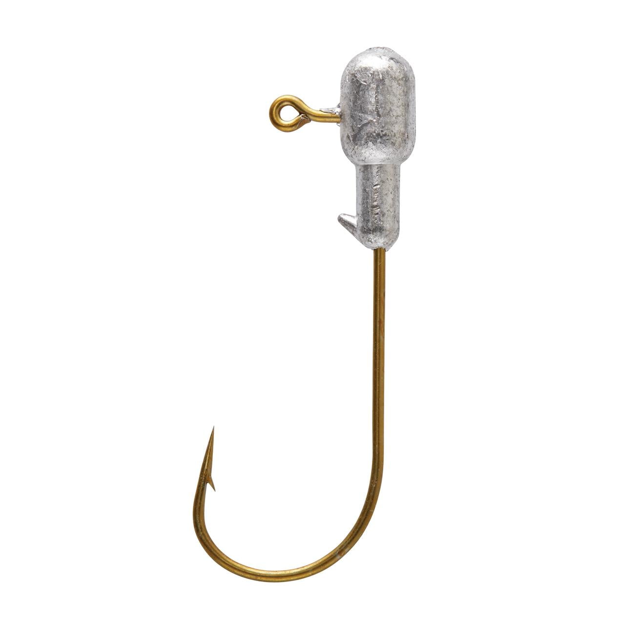 (5 pack) Eagle Claw Lazer Sharp Tube Fishing Jig Head, Unpainted, 1/8 oz., BTHB18