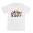 thumbnail image 2 of Camiseta de algodón puro con personajes de cómic de Peanuts para hombre y mujer, divertida, con Snoopy, Charlie Brown, Linus y Lucy, ropa, 2 of 5