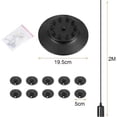 thumbnail image 4 of Dinheiro Araña Colgante Lámpara DIY Luz de Techo Ajustable Vintage Industrial E27 para Sala de Estar Dormitorio Negro - 2M 10 Luces, 4 of 5