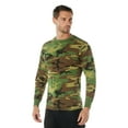 thumbnail image 5 of Rothco Long Sleeve Camo T-Shirt, Woodland Camo, 3XL, 5 of 6