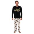 thumbnail image 3 of Merry Christmas Baseball Christmas Tree Holiday Pajamas, Plus Size Family Matching Pajamas, Soft Cotton And Poly Blend, 3 of 7