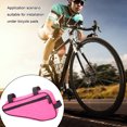 thumbnail image 3 of Bicycles Front Tube Bag Road Bikes Anti-scratched Outdoor Bikes Riding Hanging Triangular Bags Pouch Keys Wallet Saddle Holder Pocket Outdoor Pink, 3 of 6