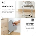 thumbnail image 4 of NICERIO Foldable Grey Plastic Stool, Portable Nonskid Outdoor Chair for Camping, Fishing, Hiking and Travel, 4 of 6