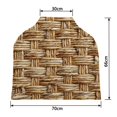 thumbnail image 2 of PKQWTM Woven Rattan With Natural Patterns Nursing Cover Baby Breastfeeding Infant Feeding Cover Baby Car Seat Cover, 2 of 2