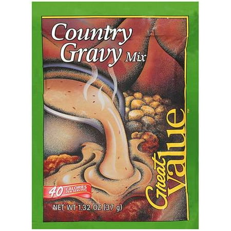 Great Value Country Gravy Mix, 1.32 oz