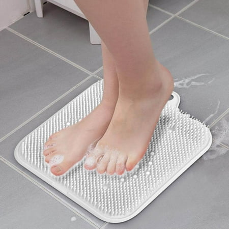 

VBVC Foot Massage Shower Silicone Exfoliating Scrub Mat Cleaning Massage Cushion Pad