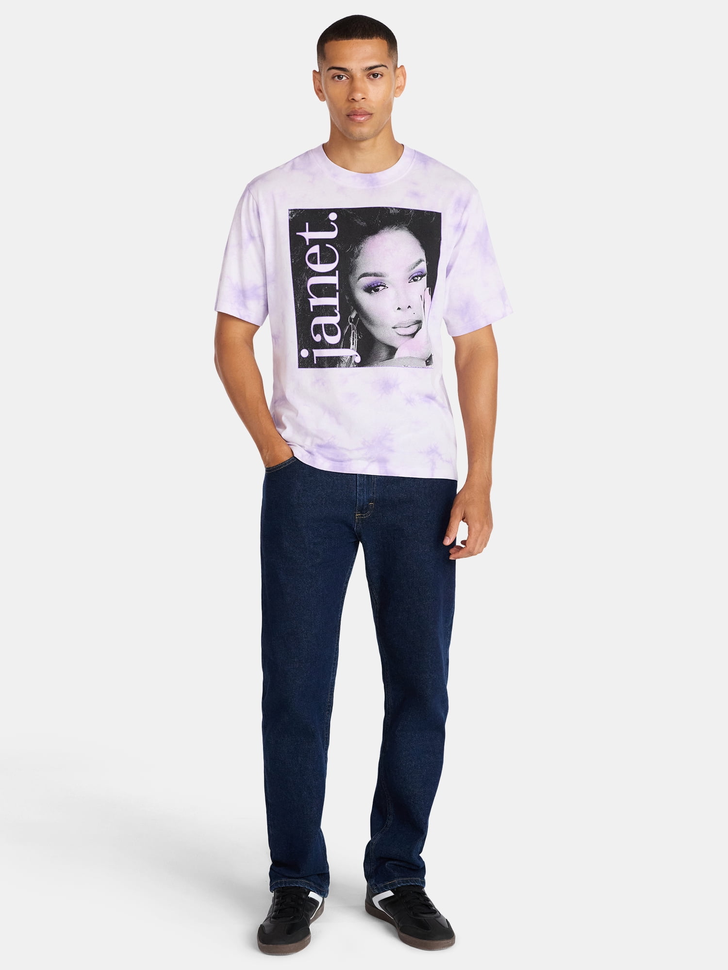 Janet Jackson Oversized Boxy Fit Pride Graphic Tee Shirt, Men's