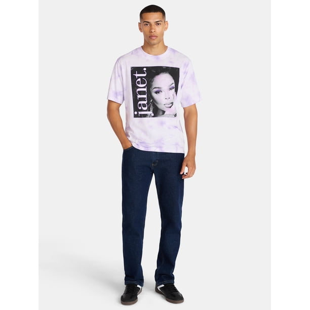 Janet Jackson Oversized Boxy Fit Pride Graphic Tee Shirt, Men's
