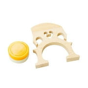 4/4 Wood Cello for Adults and Kids, Acoustic Cello Set with Portable Bag, Bridge,Bow and Rosin, String Musical Instruments for Beginner, White