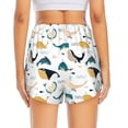 thumbnail image 2 of Lsque Cute Whale Printed Women's Running Shorts with Liner Pockets,Elastic Quick Dry Workout Athletic Gym Yoga Shorts,Womens High Waist Shorts-XX-Large, 2 of 9