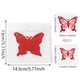 thumbnail image 3 of Juego de 12 Pegatinas Decorativas de Mariposas para San Valentín | Diseño de Lazo Metálico Dorado de Doble Capa 3D | Calcomanías Románticas Ligeras de Plástico Rojo para Pared o Ventana, Ideales para, 3 of 6