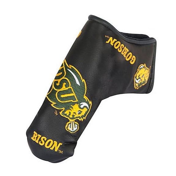 NDSU Bison Black Putter Blade Cover