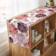 thumbnail image 6 of Table Runners 90 Inches Long Dress Scarves, Red Ombre Spring Floral Farmhouse Coffee/Dining/Kitchen Table Runner for Living Room, Summer Botanical Flowers 13x90 Inch, 6 of 9