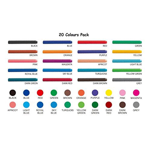 Artline Stix Brush Pen Set 16 Assorted Colour Connecting Pens 