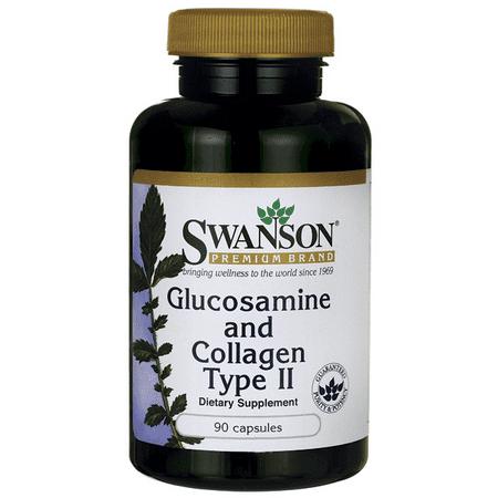 Glucosamine Swanson et collagène de type II 90 Caps