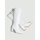 thumbnail image 4 of Women's Chunky High Heel Solid Color Pointed Toe Side Zipper Knee-high Boots For Autumn/winter Party, Warm Leather Boots, 4 of 4
